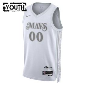 Barn Dallas Mavericks Tröja Skräddarsydda Nike 2024-25 City Edition Vit Swingman